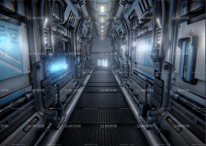 次世代 pbr vr科幻场景 科幻走廊 科幻工厂 科幻室内 科技建筑 太空
